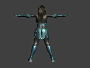 Rime 3D Character Back